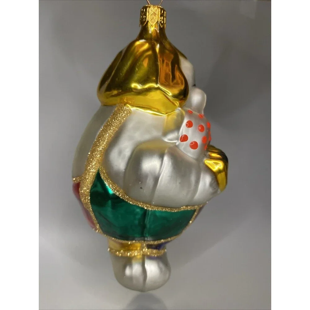 Kurt S Adler Polonaise Christmas Ornament Clown Musician Playing Accordion